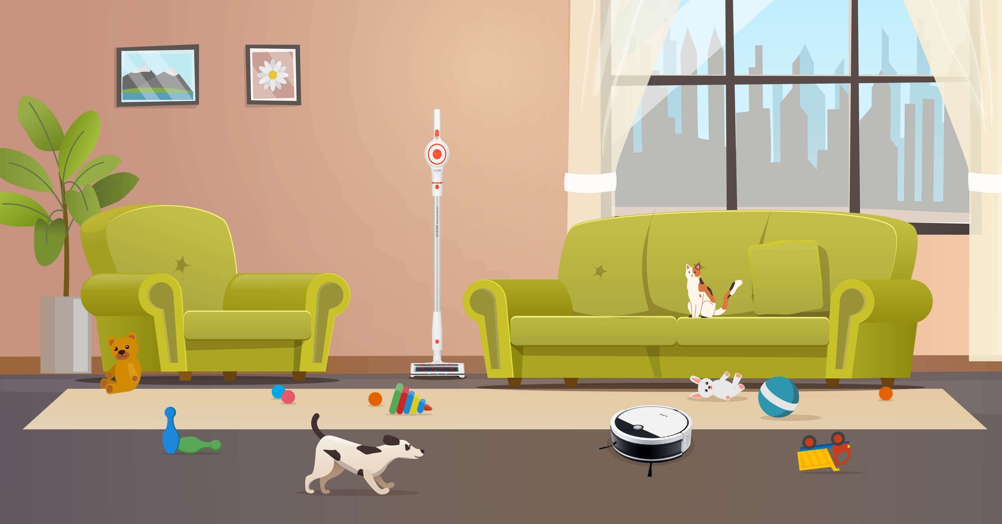 ILIFE pet hair cleaning artifact