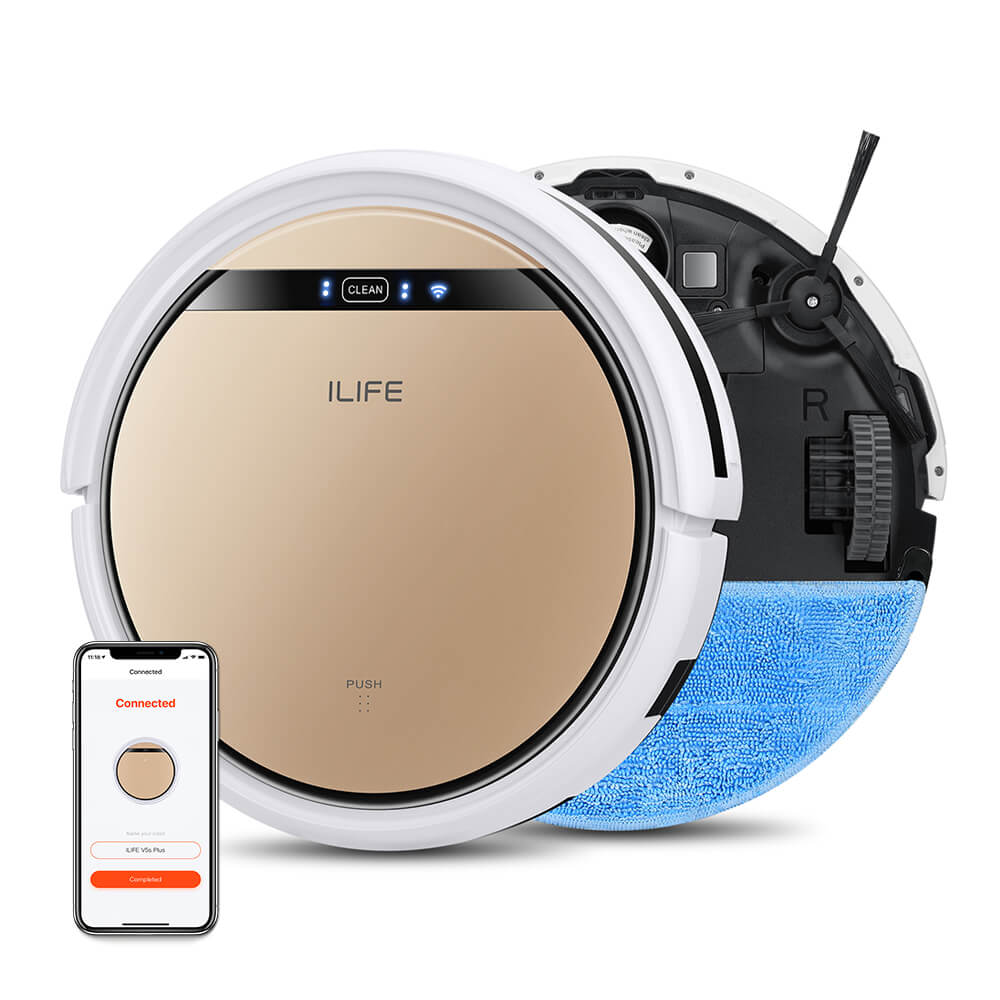 Verdorie Geest opleiding ILIFE V5s Plus Robot Vacuum and Mop Combo For Pet Hair Cleaning