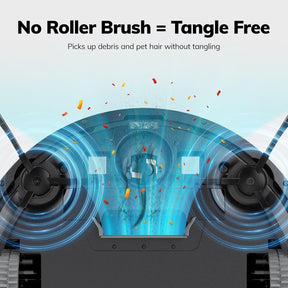 ILIFE V2 Robot Vacuum Cleaner, Tangle-Free Suction, 120 Mins Runtime, Schedule Cleaning, Slim, Quiet, Self-Charging Robotic Vacuum Cleaner, Ideal for Pet Hair and Hard Floors