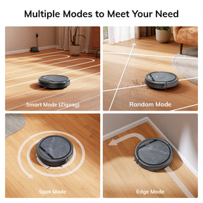 ILIFE V5s Max Robot Vacuum, 4000Pa Max Suction Power, 2.4G WiFi/App/Alexa/Remote Control, Self-Charging Robotic Vacuum Cleaner, for Hard Floors Carpets and Pet Hair