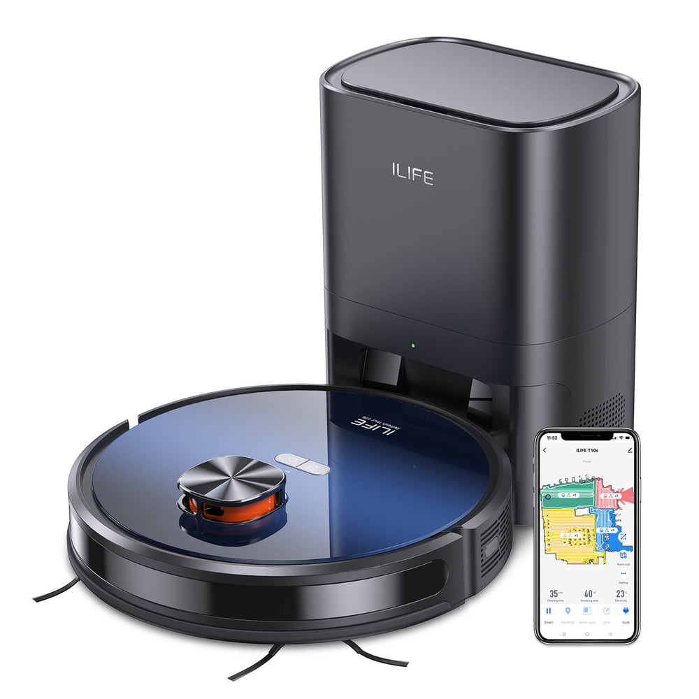 ILIFE T10s Robot Vacuum and Mop Cleaner with Selfempty Station
